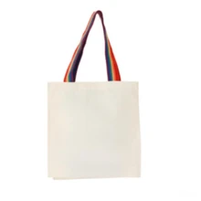 100% Cotton Ecobag Bag RJ WRITINGS Print Rainbow Handle - Blanco - Ver 4