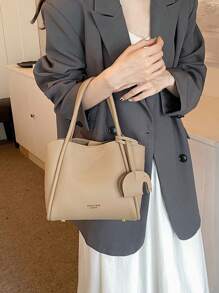 Mùa hè Thời trang mới Retro Công sở thông thường Kỳ nghỉ Tote Gối Baguette Coffin Túi xách nữ, Túi đeo chéo Baguette Chắp vá Thiết kế chéo cổ điển Ví, Dây đeo máy ảnh Túi Messenger xe máy, Túi đeo chéo vai đơn giản giản dị sang trọng, Phong cách Dopamine di động nhẹ Màu sắc trang trí bằng kim loại Punk Thư mùa thu Túi xách nữ bánh bao thiết yếu mùa đông - Màu Khaki - Xem 2