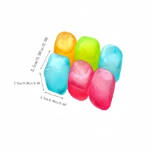 12 piezas Los cubos de hielo se pueden congelar en varias formas en verano. Se pueden usar en fiestas de bar para beber y congelar cubos de hielo