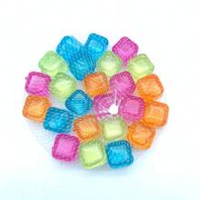 12 piezas Los cubos de hielo se pueden congelar en varias formas en verano. Se pueden usar en fiestas de bar para beber y congelar cubos de hielo