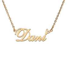 AOLOSHOW 1 pieza de collar personalizado con nombre para su mejor amigo cercano como regalo de Navidad para papá, Daisy, Dakota, Dana, Dani, Daniel, Daniela, Daniella, Danielle, Darius, David, Debbie, Deborah, Delaney, Delilah, Denise, Desiree, Destiny, Devin, Diana, Diane, Dominic, Dustin, Dylan - longitud de la cadena 16"+2" - Ver 32