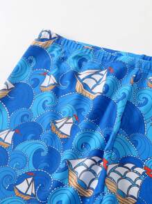 新款时尚男士速干透气泳裤，高弹性优质 5 英寸游泳短裤 - 黑色 - 查看 3