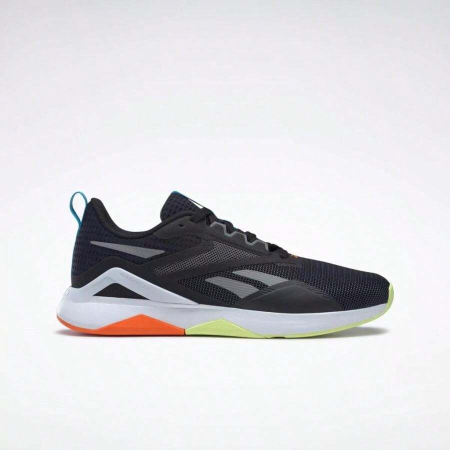 Reebok Nanoflex TR 2.0 Men's Training Shoes - lõi đen/xám thuần 6/cam s23-r - Xem 1