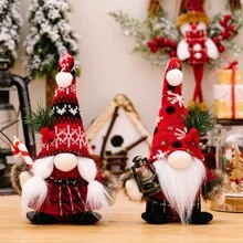 1pc Premium Knitted Lighted Santa Hat Christmas Decor, Suitable For Holiday Party, Christmas Party, Halloween Decoration, Scene Decoration, Festival Decoration, Home Decoration, Office Decoration, Party Gift, Room Decoration, Aesthetic Room Decor, Bedroom Decoration, Home Decor, Fun Christmas Party Decoration, Christmas Holiday, Happy New Year, Christmas Gift, Christmas Ornament