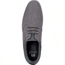 Zapato Casual Derby Caballero Color Gris - Gris - Ver 5