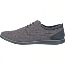 Zapato Casual Derby Caballero Color Gris - Gris - Ver 3