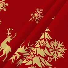 1 pieza Mantel rectangular con tema navideño - a prueba de aceite, impermeable, resistente a las manchas, funda de mesa fácil de limpiar para fiesta en casa, comedor, decoración de mesa de café - decoración perfecta para la temporada festiva