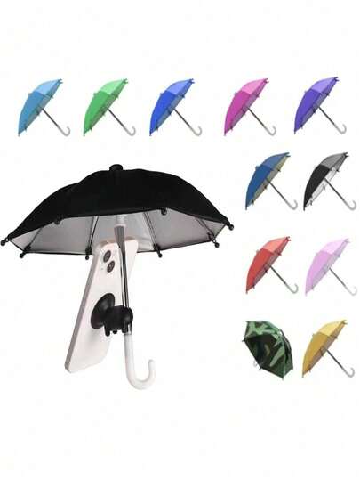 1pc Creative Pig-Shaped Phone Sun Shade, Multifunctional Portable Umbrella Decor, For Men & Women