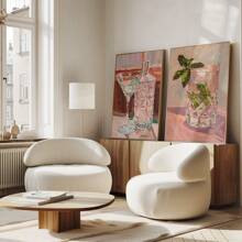 Conjunto de 2 impresiones con diseño de alcohol, arte de bar de martini, decoración para beber para pared del hogar y cocina, póster moderno de cóctel, pósteres de lienzo