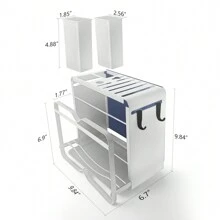 Knife Holder Knife Drying Rack Organizer Metal Storage Knife Storage Rack