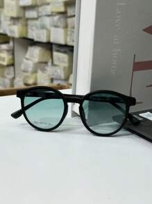 Glasses Frame 9821 Clipon 6 In 1 Round/ 5 Sun Lenses Unisex - màu đen - Xem 6