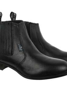 Men's Vulcanized Chelsea Boots Comfortable Combat Boots 211 - 黑色 - 查看 3
