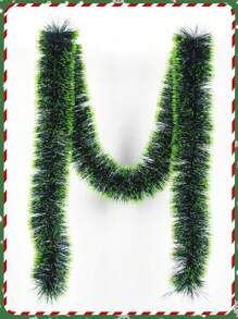 2 Pieces 9.8ft Christmas Green Tree Vine Decoration, Suitable For Outdoor Or Indoor Use, Christmas Decoration Garland, Artificial Garden Artificial Greening, Or Wedding Party Decoration, Christmas Thanksgiving Decoration, Holiday Atmosphere Decoration,Christmas - Multicolor - View 15