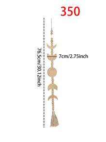 1pc/3pcs Bohemian Wooden Wall Art Weaving Decoration, Home Bedroom Wall Paintings Hanging,Home Decor ,Room Decor,Wall Decor Gifts Birthday Graduation