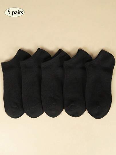 5/10/20/30 pares de calcetines de tobillo sólidos para mujer, calcetines deportivos femeninos suaves y versátiles, calcetines minimalistas para mujer de uso diario sin mostrar