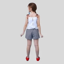 Conjunto Meninas Casual Casamento Luxo Shein Tween Juvenil Conjunto Short e blusinha