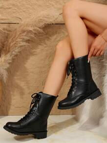 Women Black Ankle Boots,  Boots, Short Boots, New Autumn Winter Boots