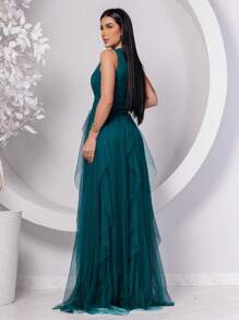 Dress For Bridesmaids, Wedding Guests, Birthdays, Graduations - 綠色 - 查看 3