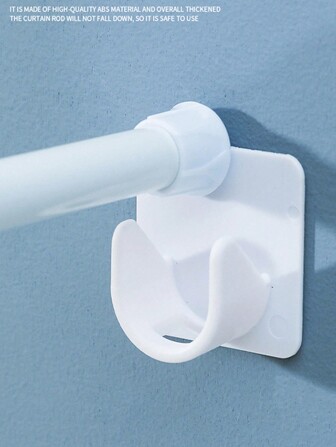 2pcs Curtain Rod Clips, Heavy Duty Window Curtain Rod Hooks, Paste-On, No Drill, For Tension Rods Decorations Decor Festival Decor Room Decor Home Decor Bed Room Decor, Room Decorations, Decorations, Decor, Storage, Organizer Bedroom, Organizer, Home Storage, White T Shirt Women, Black Pants Women, Ladies Winter Clothes, Dress,