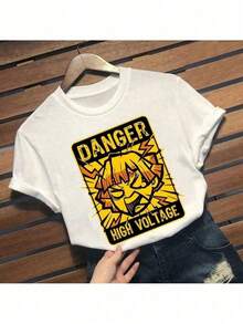 Anime Demonn Sllader T-Shirt Unisex 100% Cotton Streetwear Launch Shipping Various Colors!! - 白色 - 查看 1