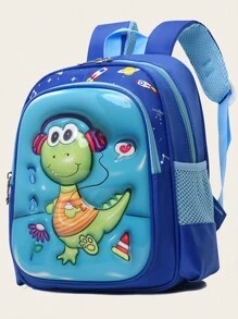 New Cute Cartoon Kids School Backpack Rucksack Daypack For Travel Back To School - Blue - View 3