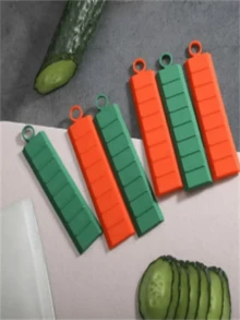 1件装厨房创意蔬菜切割工具，家用切菜不粘刀神器，厨房用品 - 切菜不沾刀工具 - 查看 3