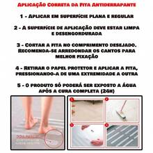 Fita Adesivo Antiderrapante 5Mx2,5cm Para Escadas Rampas Pisos Escorregidios