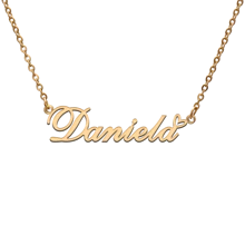 AOLOSHOW 1 pieza de collar personalizado con nombre para su mejor amigo cercano como regalo de Navidad para papá, Daisy, Dakota, Dana, Dani, Daniel, Daniela, Daniella, Danielle, Darius, David, Debbie, Deborah, Delaney, Delilah, Denise, Desiree, Destiny, Devin, Diana, Diane, Dominic, Dustin, Dylan - longitud de la cadena 16"+2" - Ver 48