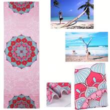 Yoga Mat Towel - Super Absorbent, Quick Drying, Luxury Soft Digital Print Microfiber Portable Yoga Towel For Pilates, Workout, Fitness Gym And Outdoor Training - Multicolor - View 4
