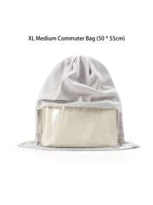 1 Stück Wildleder Staubbeutel, S/M/L/XL/XXL transparente Aufbewahrungstasche, Luxus Handtasche Schutztasche mit Kordelzugverschluss für Damen, transparent, atmungsaktiv, feuchtigkeitsabweisend, vollständig verschlossen Luxus Kordelzugbeutel, Unterwäsche Aufbewahrungstasche - Verschiedenfarbig - Übersicht 7