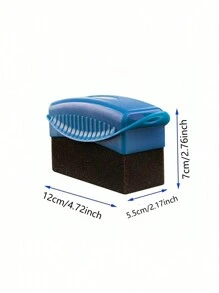 1pc Car Wheel Wax Sponge Tire Cleaning Sponge, Car Polishing Sponge Car Cleaning Accessories - Blue - View 5