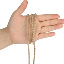 4MM Jute Rope,15M/30M/50M Strong And Heavy Duty Jute Twine, Brown Decoration  Twine String For Artworks, Gardening, Bundling, Camping, Decorating, And DIY Crafting