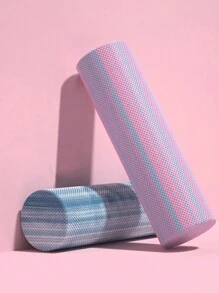 High-Density Round Back Roller Foam, Exercise Foam Roller For Yoga, Pilates & Stretching - 12, 18, 24 Inch - Pink - View 6