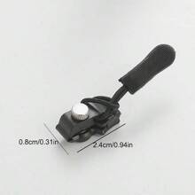 3/6 Pieces Detachable Universal Zipper Head To Replace Luggage, Bags, Backpacks, And Clothing Universal Zippers