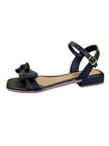 Women's Flat Sandal Adjustable Lace Delicate 2062-11 - màu đen - Xem 1