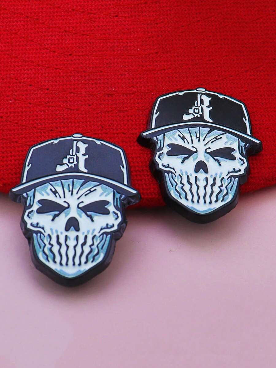 1 Kẹp mũ chơi gôn, Ghim hoạt hình bằng kim loại đơn giản, Biểu tượng mũ chơi gôn kim trang trí vui nhộn, Kim mũ bóng chày, Trâm cài mũ đầu lâu phong cách Hip Hop thời trang, Quà tặng cho bạn bè - Nhiều màu - Xem 1