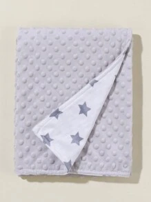 1 件柔软舒适的卡通猴子和鳄鱼印花羊羔绒婴儿毯，适合所有季节，适合情人节