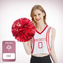 Cheerleading Pom Poms, Sport Cheer Dance Pom Poms For Competitions Cheerleader - Multicolor - View 4