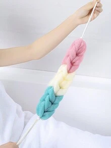 Long Bath Exfoliating Towel, Strong Back Scrubber, Bathing Scrub Pad - Multicolor - View 6