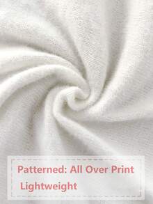 Maglione da donna casual con motivo floreale, collo a giro, maniche lunghe, con fodera termica, per l'autunno e l'inverno