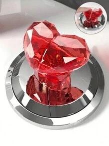 1pc轻奢马桶压器马桶水箱按钮可爱心形马桶压器延长水箱神器万能美甲助手神器浴室装饰秋季装饰 - 彩色 - 查看 13