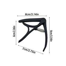 Gitarre Ukulele Kapo Plektrum 3-in-1 Kapo Ukulele Saitenwechsler Clip, Gitarrenakkord Presser, Gitarrensaite, E-Bass