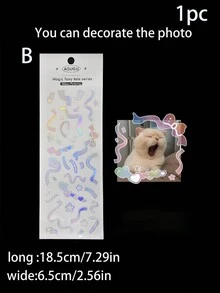 1pc  Magic Fairy Tale Gooka Stickers Waterproof And Wear-Resistant, Suitable For Daily Necessities Decoration And Photo Album Ledger Decoration - Multicolor - View 3
