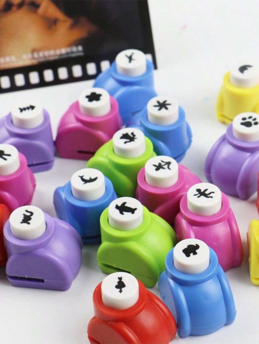 1pc Small Size Printing Flower Craft Tool, DIY Photo Album Pressing Flower Tool, Kids Educational Flower Pressing Maker, For Christmas , Back To School Gifts - Multicolor - View 1