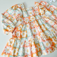 Vestido Juvenil Meninas Evangélico Casamento Presente Luxo Girl Manga Cumprida Cor Sólida Shein