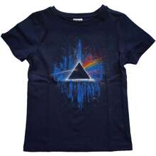 PINK FLOYD Childrens/Kids Dark Side Of The Moon Splattered T-Shirt (Navy Blue) - 藏蓝色 - 查看 1