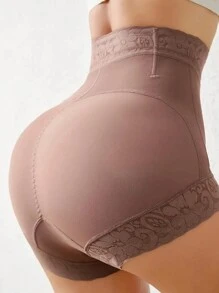 1 szt. Damskie majtki bezszwowe z wysokim stanem, modelujące brzuch, podnoszące pośladki, nadające się na wiele okazji