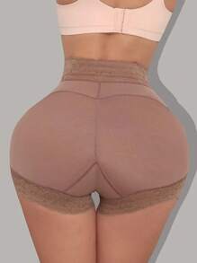 1 szt. Damskie majtki bezszwowe z wysokim stanem, modelujące brzuch, podnoszące pośladki, nadające się na wiele okazji
