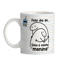 父亲节马克杯爸爸短语 - 那是我的女儿 - 白色 - 查看 1