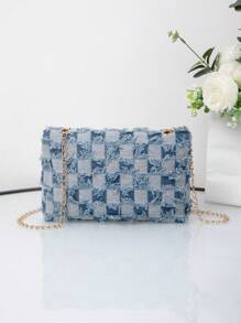 新款春夏欧美时尚潮流女士手提包，百搭小方形单肩斜挎包，批发 - 彩色 - 查看 6